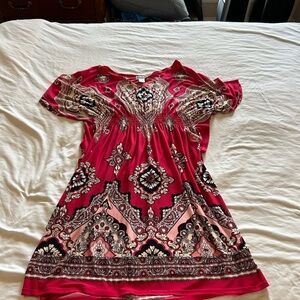 Robbie Bee Fuchsia Dress